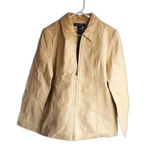 Dialogue Ladies 100% Leather Jacket, sz M